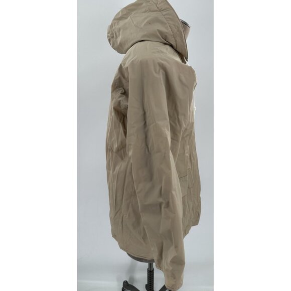 Misty Harbor Men's Any Weather Slicker Jacket Hood Flannel Lined Pockets Small - Picture 9 of 14